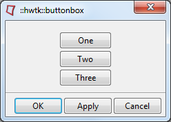 hwtk::buttonbox