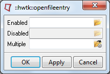 file browse entry on windows